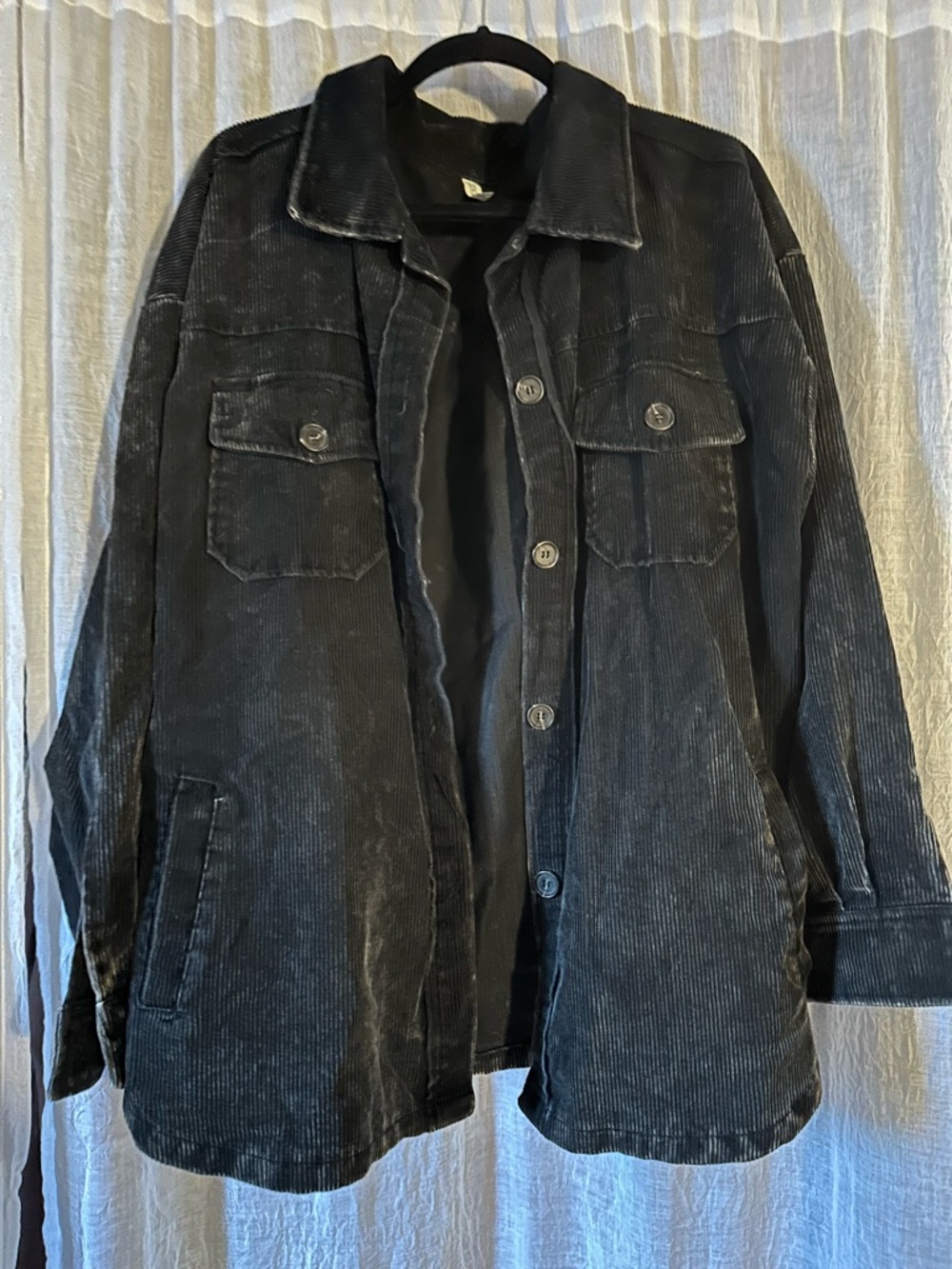 Women’s Zenana Outfitters Black Corduroy Jacket